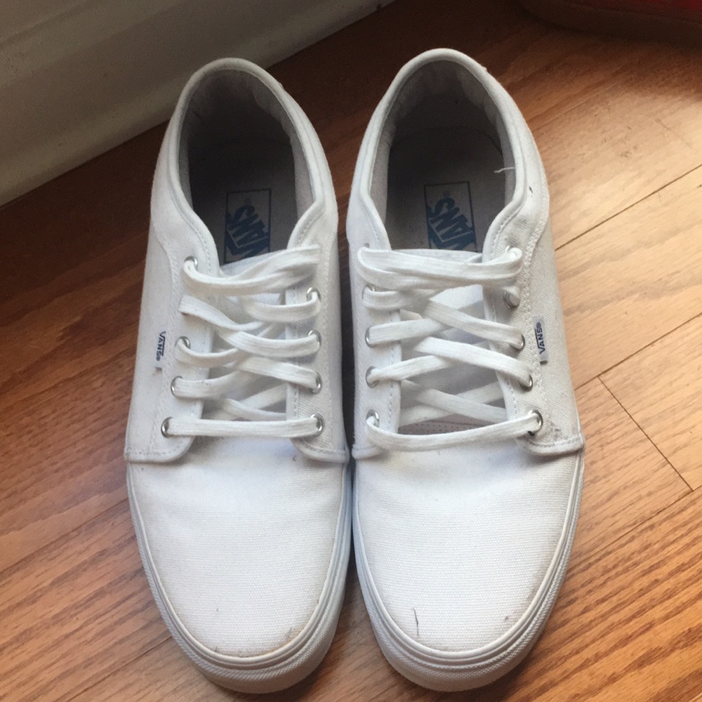 White chukka vans